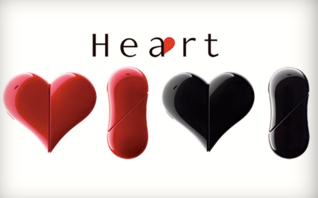  日本推出Heart 401AB 心形手機 ，萌翻女人心
