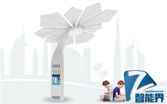 城里人這樣玩！迪拜土豪Wi-Fi充電棕櫚樹