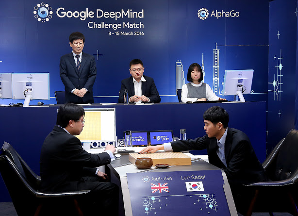 人機圍棋大戰首局落定：李世石投子認輸！