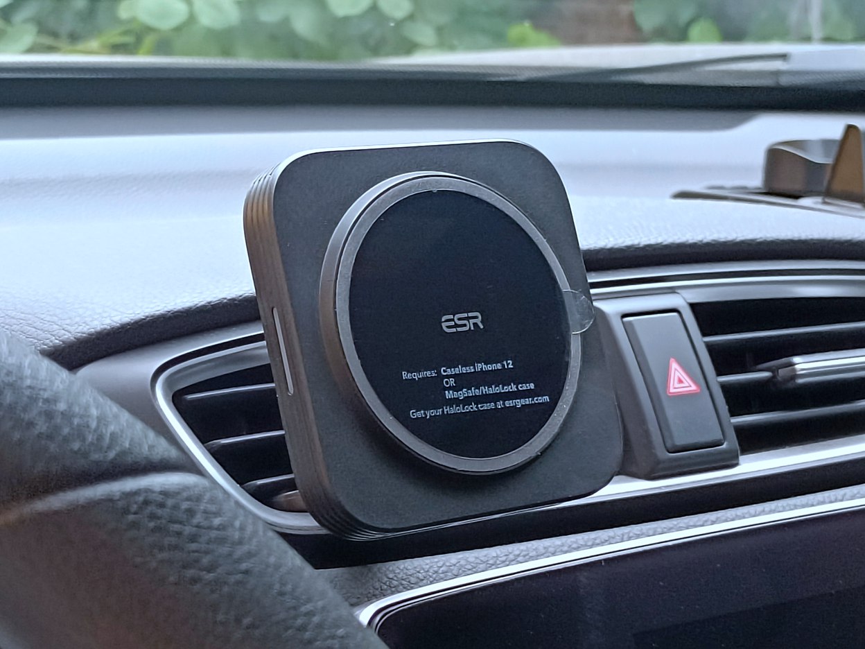 億色車載磁吸無線充支架：磁吸+無線，輕松好出行